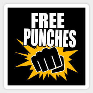 FREE PUNCHES Sticker